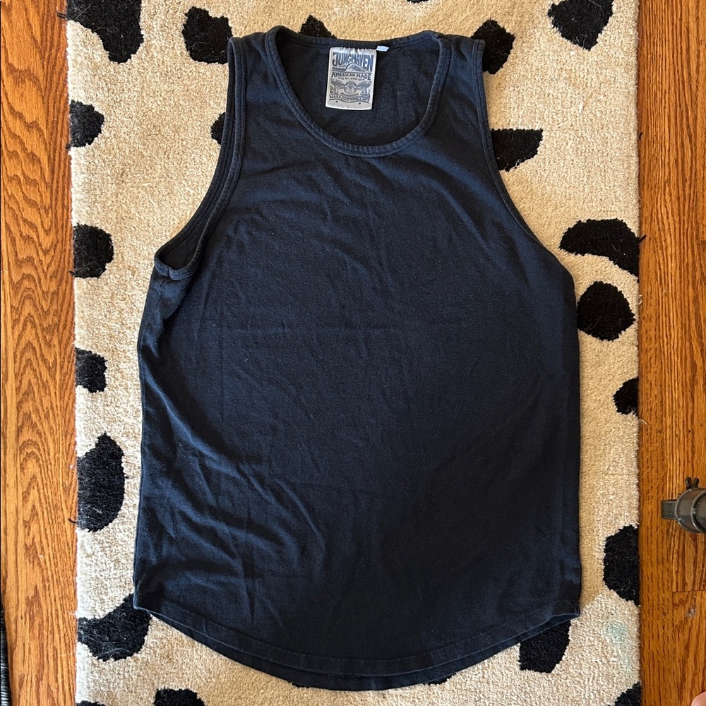 Jungmaven Unisex Black Tank Top